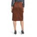 Betty Barclay - 9376 1178 Bruine rechte rok suéde-look.