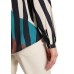 Betty barclay - 8735 2863 Bloes zebra print zwart ecru bruin en blauw.