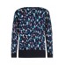 Betty Barclay - 5121 2816 Lichte pull print blauw ecru bruin.