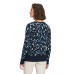 Betty Barclay - 5121 2816 Lichte pull print blauw ecru bruin.