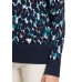 Betty Barclay - 5121 2816 Lichte pull print blauw ecru bruin.