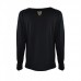 Marccain Sports - KS 48 48 J42 T-shirt zwart met geometrische tijgerkop in stuts