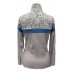 Marccain Sports - KS 48 33 J23 T-Shirt met rits grijs blauw print