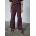 Sister Point - Glut-pa.a deep bordeaux wijde broek stretch