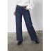 Sister Point - Onea-belt.JE6 wijde jeans 5 pocket D. Blue Sister Point - Onea-belt.JE6 wijde jeans 5 pocket D. Blue