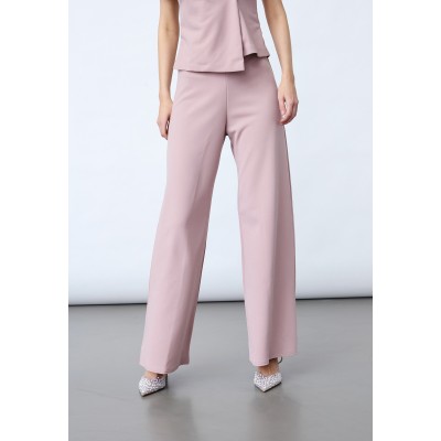 Sister Point - Glut-pa - Mauve - roze wijde stretch broek.