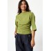 Sister Point - Vedo-Top - Warme getailleerde T-shirt olive green. Sister Point - Vedo-Top - Warme getailleerde T-shirt olive green.