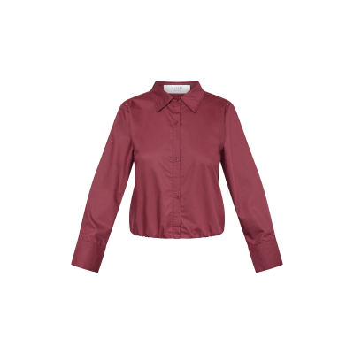 Sister Point - Gufo-sh - Losse bordeaux bloes met elastische zoom. Sister Point - Gufo-sh - Losse bordeaux bloes met elastische zoom.