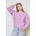 Mika elles - 2225-Gligine Losse pull in lila met ronde hals. Mika elles - 2225-Gligine Losse pull in lila met ronde hals.