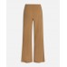 Sister Point - Glut-pa.a-Caramel kleur wijde stretch broek.