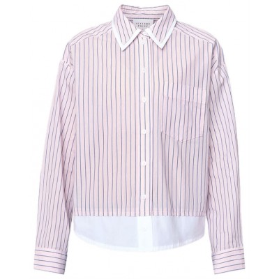Sister Point - Edna-Sh -  Losse bloes roze blauw streeptje 