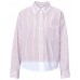 Sister Point - Edna-Sh -  Losse bloes roze blauw streeptje 