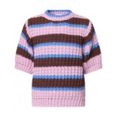 Sister Point - Krissy-Pu1 gestreepte pull kort mouwen.