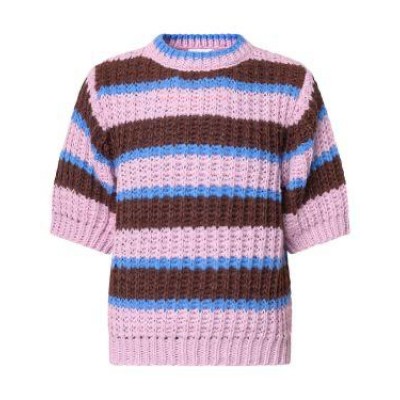 Sister Point - Krissy-Pu1 gestreepte pull kort mouwen. Sister Point - Krissy-Pu1 gestreepte pull kort mouwen.