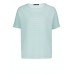 Betty Barclay - 2301 1079 Zachte T-shirt ijsblauw geribbeld