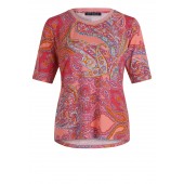 Betty Barclay - 2707 2060 T-shirt kort mouwen roze print.