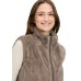 Betty Barclay - 7241 2901 Bodywarmer in bruine teddy stof. Betty Barclay - 7241 2901 Bodywarmer in bruine teddy stof.