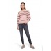Betty Barclay - 5494 2033 4948 - Roze pull met bordeaux strepen Betty Barclay - 5494 2033 4948 - Roze pull met bordeaux strepen