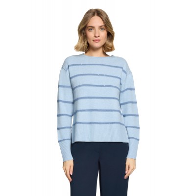 Betty Barclay - 5494 2033 Licht blauwe pull blauwe strepen.