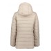 Betty Barclay - 7114 1515 beige half lange jas met kap.