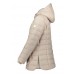 Betty Barclay - 7114 1515 beige half lange jas met kap.