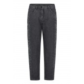 Betty Barclay - 6322 1789 Grijze barrel jeans luipaard print.
