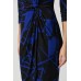 Joseph Ribkoff - 234059 Kleed zwart hoogblauw drapage