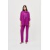 Joseph Ribkoff - 153088F24 Wijde broek fuchsia met elastische tailleband