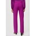 Joseph Ribkoff - 153088F24 Wijde broek fuchsia met elastische tailleband