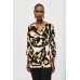 Joseph Ribkoff - 243310 Losse bloes print luipaard tinten.