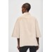 Joseph Ribkoff - 243917 Losse cape vest in beige teddy stof.