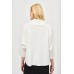 Joseph Ribkoff - 243954 Losse ecru pull rolkraag met rits.