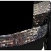 Joseph Ribkoff - 03335 Zwarte bloes pailletten zilver zwart