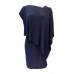 Joseph Ribkoff - 171027 Donker blauw kleed met cape