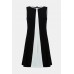Joseph Ribkoff - 231193 Kort kleed zwart wit zonder mouwen.