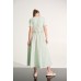 Joseph Ribkoff - 262627 half lang kleed in pistache groen.