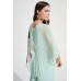 Joseph Ribkoff - 262724 Losse voile bloes munt groen plissé.
