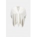Joseph Ribkoff - 262965 Cape sjaal vanille wit.