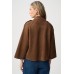 Joseph Ribkoff - 263000 Los Camel jasje in daim look. Joseph Ribkoff - 263000 Los Camel jasje in daim look.