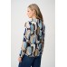 Joseph Ribkoff - 263071 Losse bloes print beige blauw zwart bruin. Joseph Ribkoff - 263071 Losse bloes print beige blauw zwart bruin.