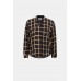 Joseph Ribkoff - 263169 Losse bloes print zwart beige. Joseph Ribkoff - 263169 Losse bloes print zwart beige.