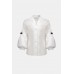 Joseph Ribkoff - 263744 Witte bloes poefmouw zwarte strik.
