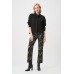 Joseph Ribkoff - 263965 Zwart kort jeans hemd strass. Joseph Ribkoff - 263965 Zwart kort jeans hemd strass.