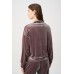 Joseph Ribkoff - 264148 Trui in vison bruin fluweel. Joseph Ribkoff - 264148 Trui in vison bruin fluweel.
