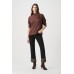 Joseph Ribkoff - 264927 Zwarte jeans met luipaardprint aan zoom. Joseph Ribkoff - 264927 Zwarte jeans met luipaardprint aan zoom.