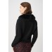 Joseph Ribkoff - 264955 Losse zwart gilet met pels. Joseph Ribkoff - 264955 Losse zwart gilet met pels.