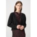 Joseph Ribkoff - 264955 Losse zwart gilet met pels. Joseph Ribkoff - 264955 Losse zwart gilet met pels.