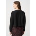 Joseph Ribkoff - 264955 Losse zwart gilet met pels. Joseph Ribkoff - 264955 Losse zwart gilet met pels.