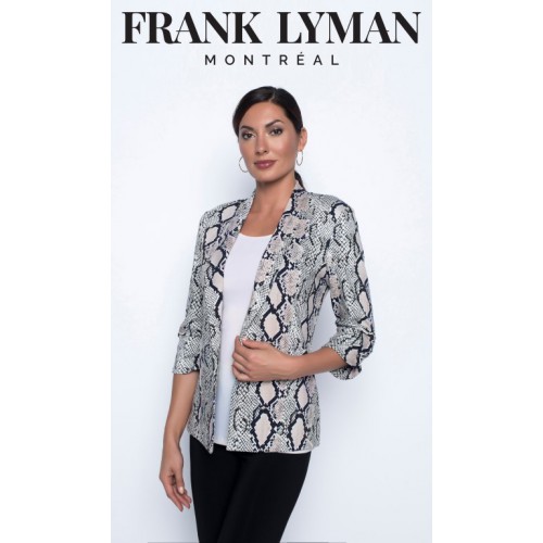 Stap rem Factureerbaar Frank Lyman - 196342 blazer vest in slangenprint