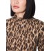 Marccain Sports - BS 4872 J72 - Shirt met luipaarddessin, lange mouwen en col 